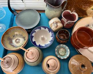 Assorted pottery