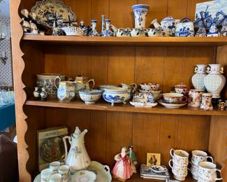 Assorted Delft, Asian, European China