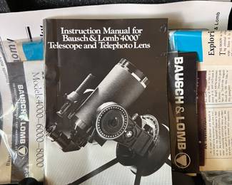 Bausch & Lomb 4000 in case telescope and telephoto lens