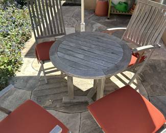 Patio Furniture with Cushions and Umbrella