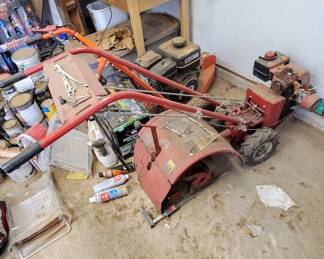 Gas powered Tiller