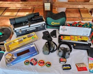 Bushnell spotting scope and gun cleaning kits