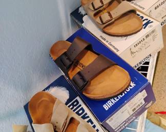 Assortment of Birkenstock Sandals