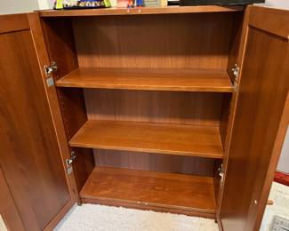 Double Door Bookcase/Storage Cabinet
