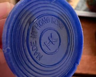 1950's Celluloid Plastic Magnetic Bobblehead Kissing Boy and Girl Dolls - Made in Hong Kong