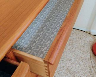 Kibaek Mobelfabrik Mid Century Danish Teak 6 Drawer Lowboy Dresser