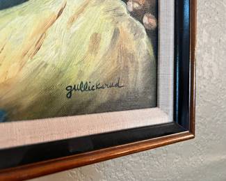 Framed Clown Painting by Gullickisturd