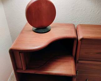 Kibaek Mobelfabrik Denmark Queen Size Platform Bed with Rotating Backrests