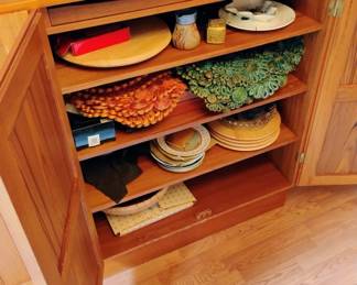 Mid Century Danish Teak 4 Door Cabinet