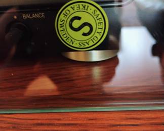 IKEA Glass Front Stereo System Cabinet