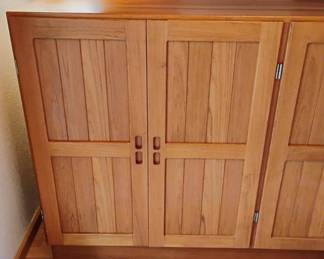 Mid Century Danish Teak 4 Door Cabinet