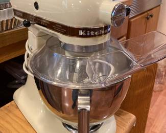 KitchenAid White Upright Mixer