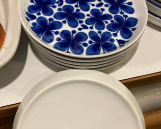 Set of 5 Mon Amie Marianne Westman for Rörstrand Snack Plates 