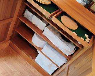 Mid Century Danish Teak 4 Door Cabinet