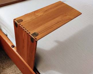 Kibaek Mobelfabrik Denmark Queen Size Platform Bed with Rotating Backrests