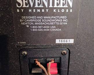 Pair of Cambridge Soundworks Model Seventeen Bookshelf Speakers