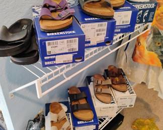 Assortment of Birkenstock Sandals