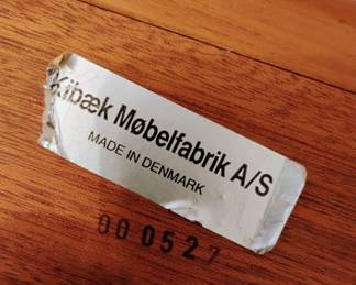 Kibaek Mobelfabrik Denmark Queen Size Platform Bed with Rotating Backrests