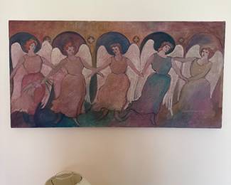 Cameilla  Armstrong angel painting