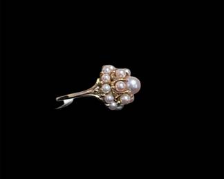 18K Gold Mikimoto Pearl Ring
