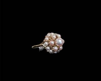 18K Gold Mikimoto Pearl Ring
