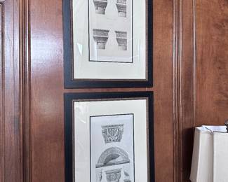 Antique Architecturual Prints