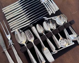 Camellia Sterling Silver Flatware