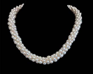 Freshwater Pearls with Sterling Silver Clasp