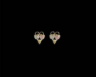 10K Black Hills Gold Earrings
