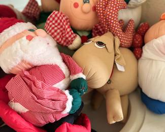 Puffy Christmas characters