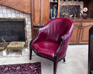 Bank of England Chairs. One of Two Sold Separately