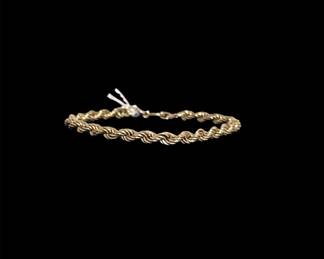 18K Gold Childs Size Bracelet