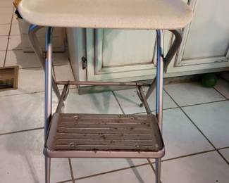 Mid century step stool