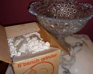 not the grinder / PUNCH BOWL SET INSIDE 