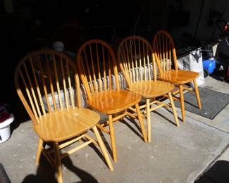 there are a LOT of assorted chairs