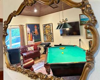 The pool table is not for sale.