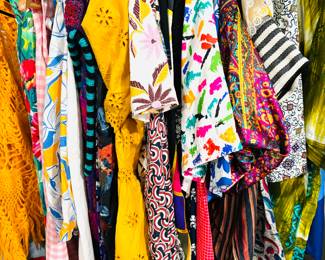 Lots and lots of vintage and contemporary clothing! Most items $5!!