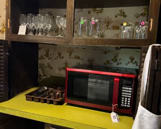 Glassware, Silverware set, Mircrowave