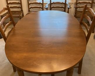 Dining table with 6 chairs