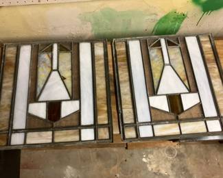 Stained glass panels