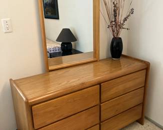 MCM oak dresser