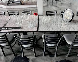 Table and Chairs, Barware and Bar Mats