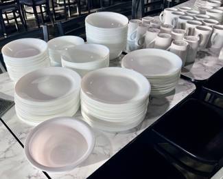White Dishes