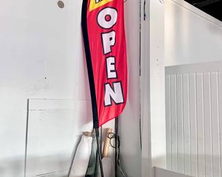 Open Flag and Fabric