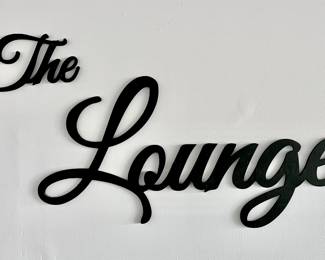 The Lounge Sign