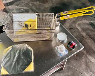 Fryer Baskets and Projector
