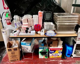 Restaurant Supplies, Food Storage Bins, Tables, Catering Items, 