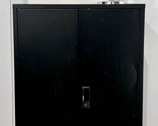 Black Metal Cabinet 