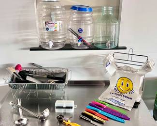 Kitchen Utensils, Drink Dispensers and misc.