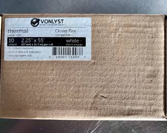 Thermal Paper Rolls NEW in Box